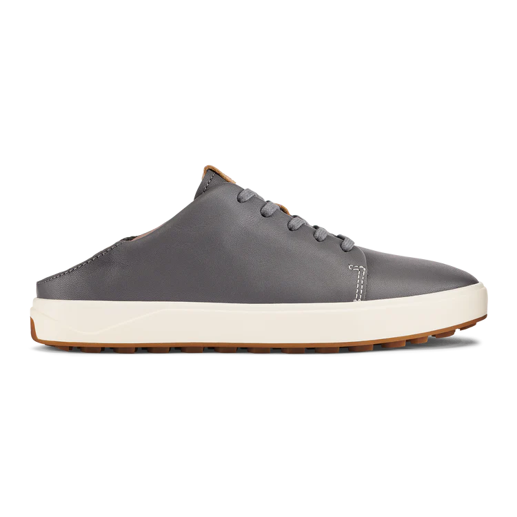 Women's Olukai Wailea Leather Golf Shoes Color: Stone   2