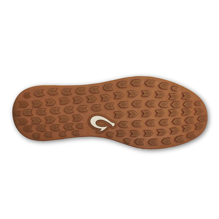 Women's Olukai Wailea Leather Golf Shoes Color: Stone   4