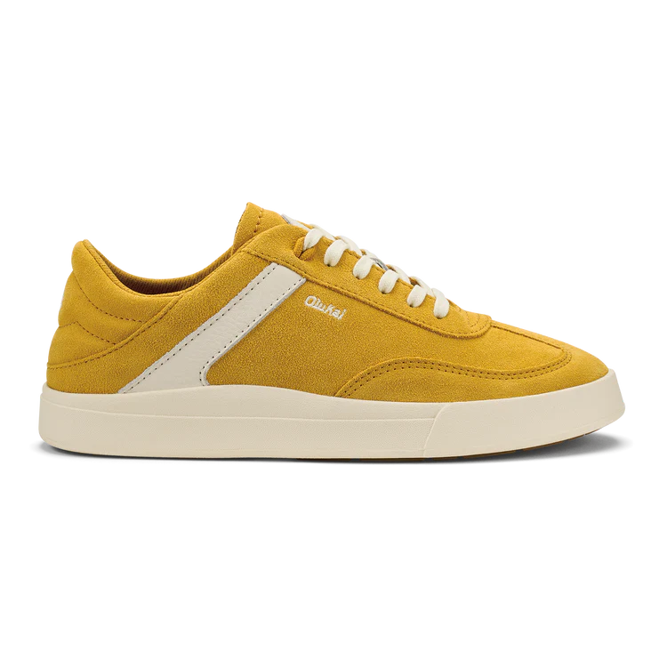 Women's Olukai Ha'upu Sneakers Color: Mustard / Off White 1