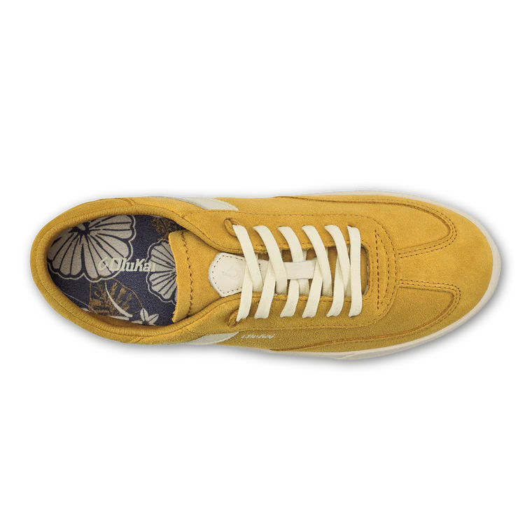 Women's Olukai Ha'upu Sneakers Color: Mustard / Off White 6