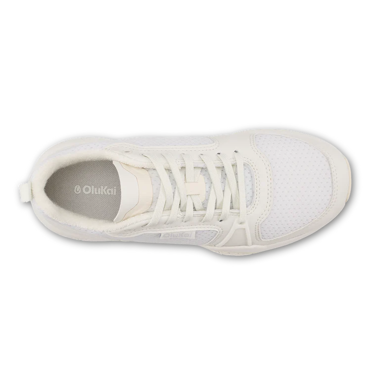 Women's Olukai Anau Pickleball Shoes Color: Bright White  4
