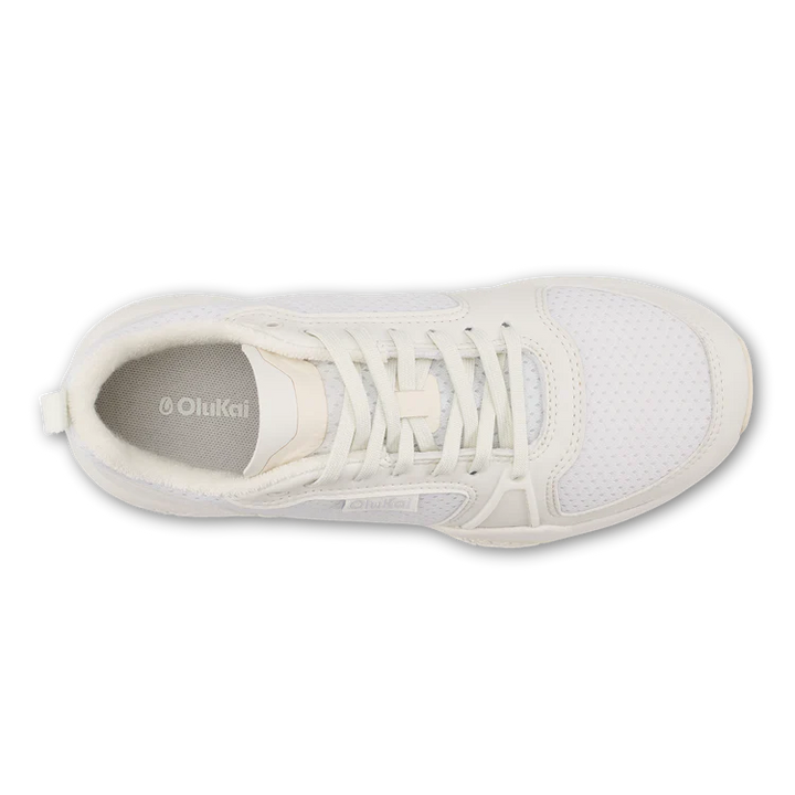 Women's Olukai Anau Pickleball Shoes Color: Bright White  4