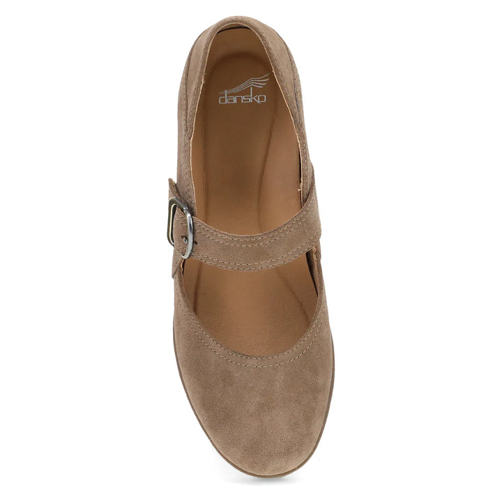 Women's Dansko Sandy Mary Jane Color: Morel Waterproof Suede 4