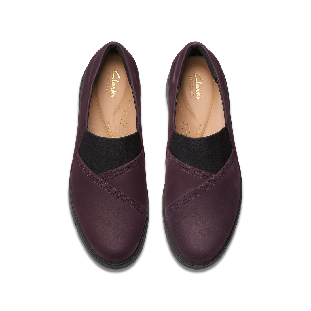 Women's Clarks Loriini West Color: Plum 7