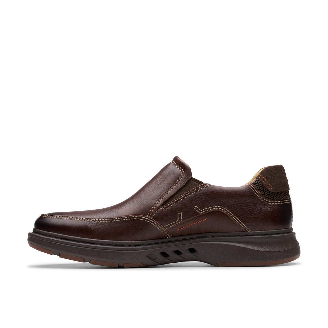 Men's Clarks Un Briley Step Color: Mahogany  3