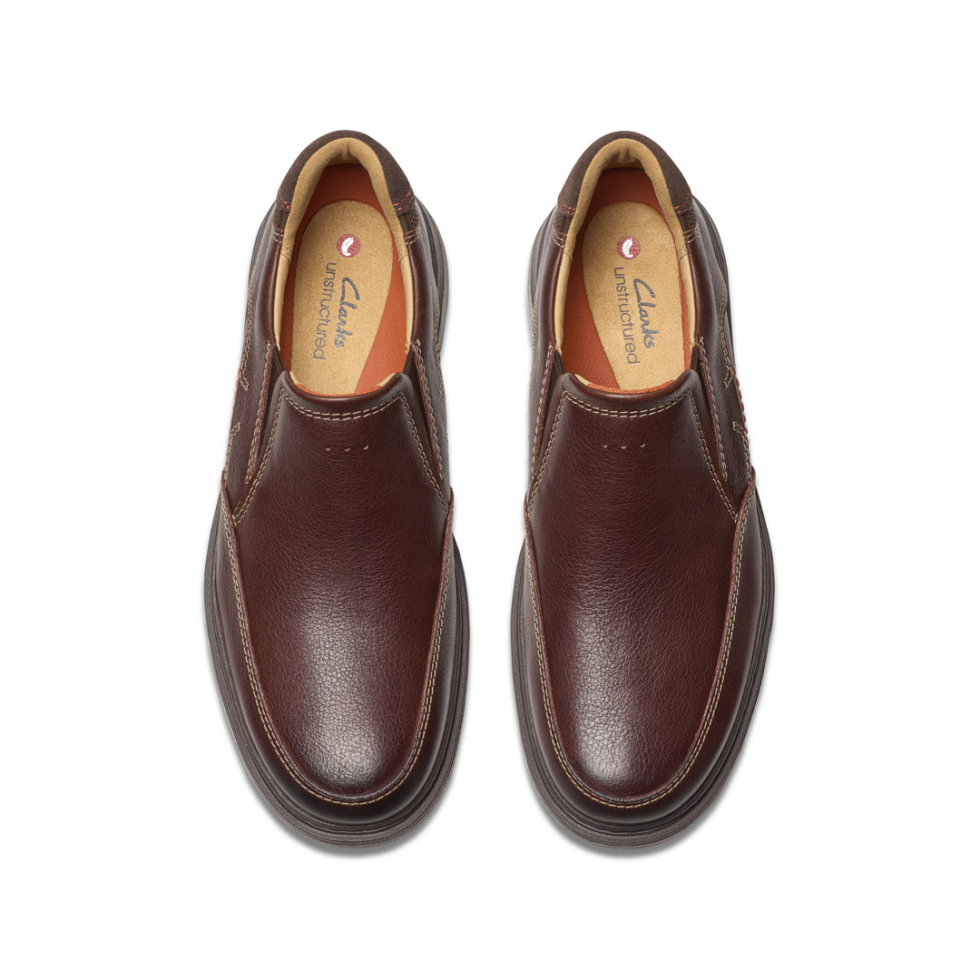 Men's Clarks Un Briley Step Color: Mahogany  7