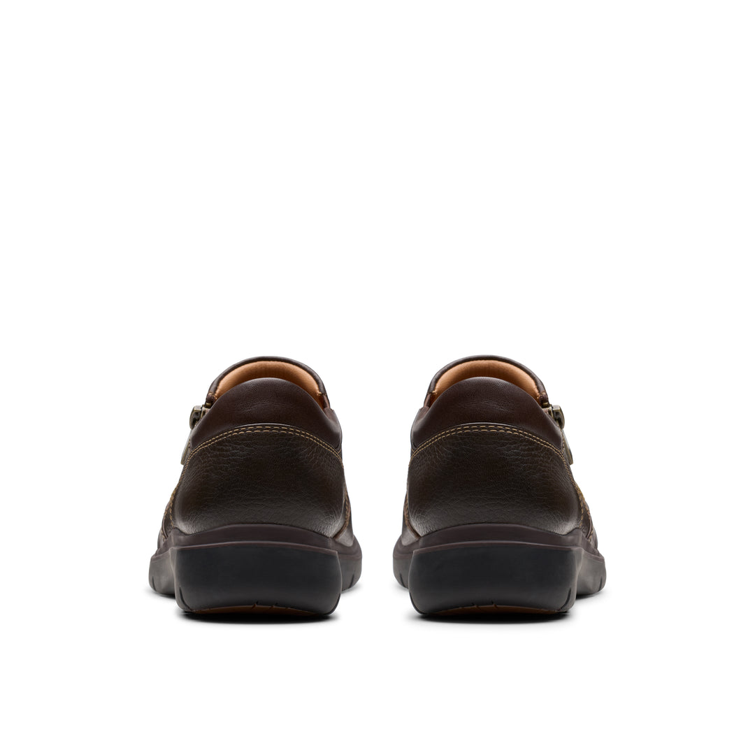 Women's Clarks Certina Pure Color: Dark Brown Leather  6