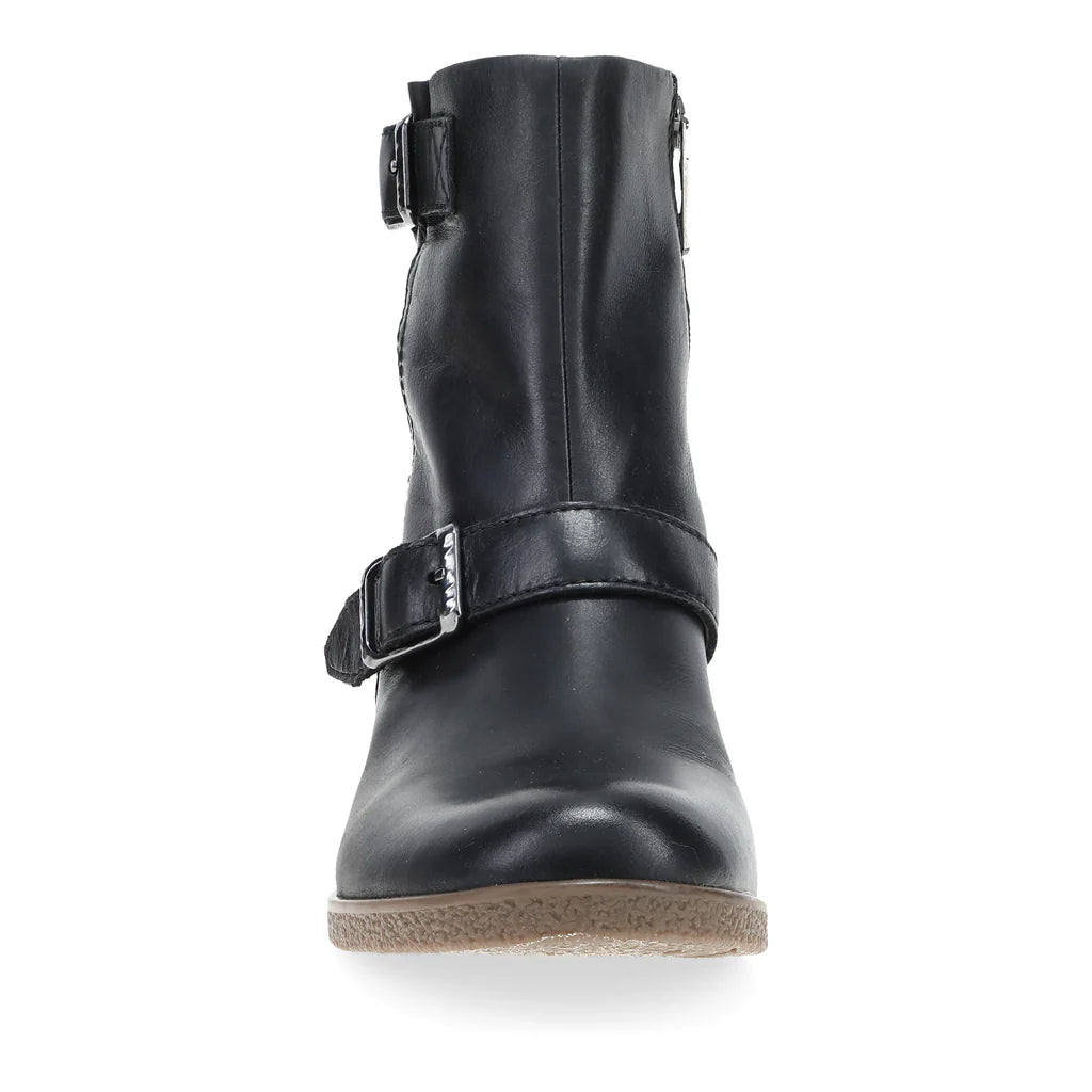 Women's Dansko Delphine Waterproof Nubuck Boot Color: Black  6