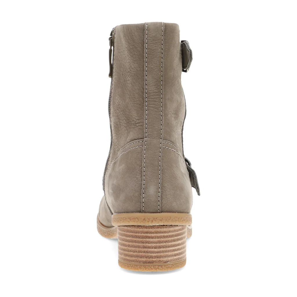 Women's Dansko Delphine Waterproof Nubuck Boot Color: Stone  6