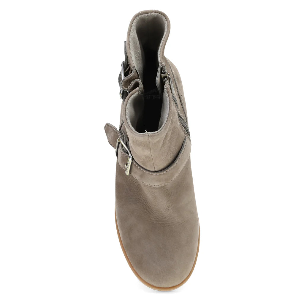 Women's Dansko Delphine Waterproof Nubuck Boot Color: Stone  5