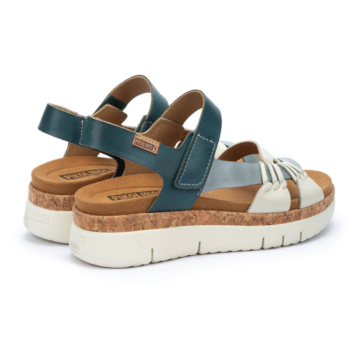 Women's Pikolinos Palma Multicolor Leather Sport Sandal Color: River  4