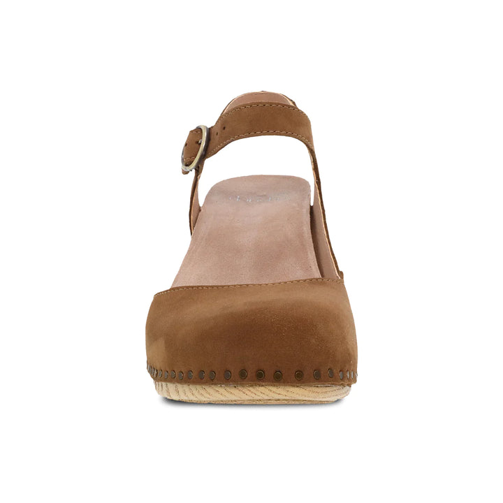 Women's Dansko Taytum Color: Tan Milled Nubuck Sandal 6