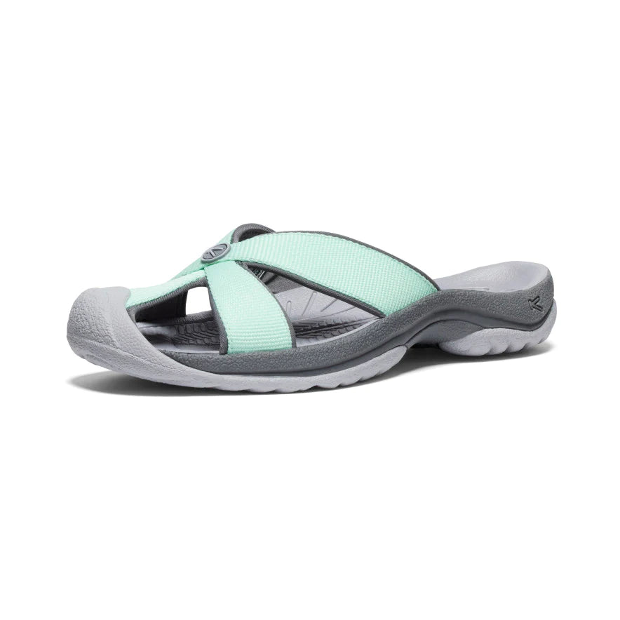 Women's Keen Bali Slide Sandal Color: Lichen / Steel Grey  6