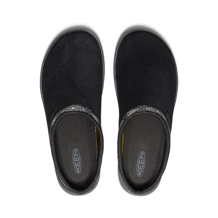 Women's Keen Elle Suede Mule Color: Black / Magnet