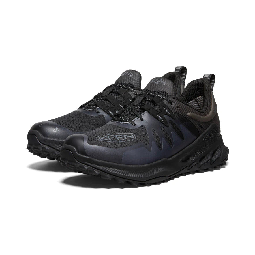 Men's Keen Zionic Waterproof Hiking Shoe Color: Black/ Steel Grey  1