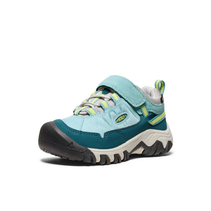 Little Kid's Keen Targhee IV Waterproof Hiking Shoe Color: Reef Waters/Daiquiri Green 6