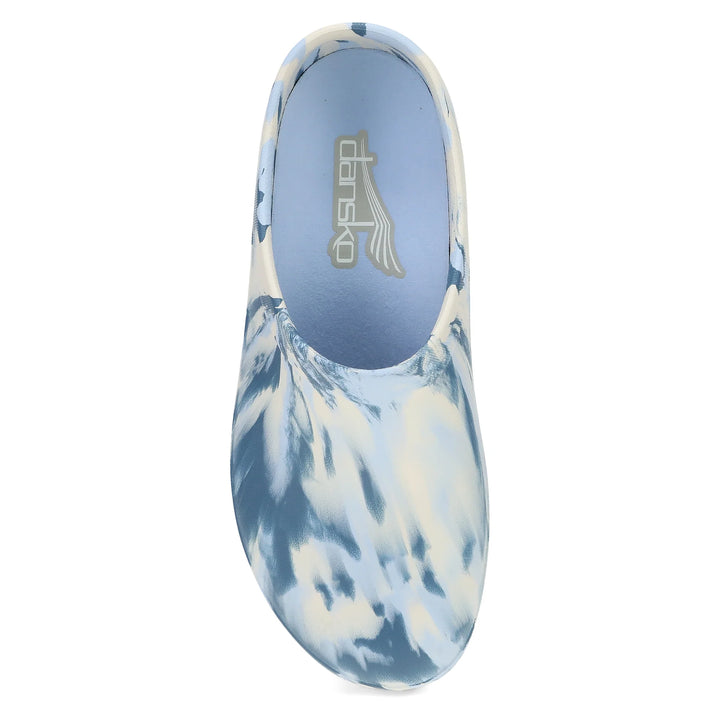 Women's Dansko Kaci Color: Sky Marbled Molded Mule  4