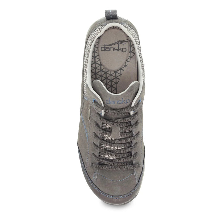 Women's Dansko Paisley Waterproof Sneaker: Grey 4