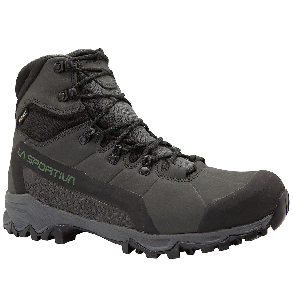 Men's La Sportiva Nucleo High II GTX Color: Carbon/ Forest 1