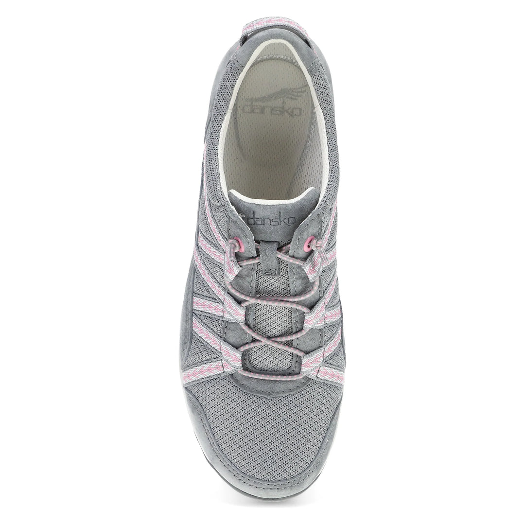 Women's Dansko Harlyn Color: Grey Suede Sneaker 4