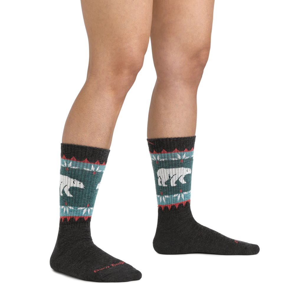 Women's Darn Tough Vanna Grizzle Boot Midweight Hiking Sock Color: Charcoal 2