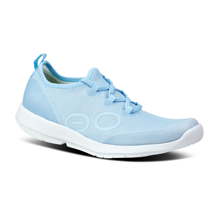 Women's Oofos OOmg Sport ls Low Shoe Color: Carolina Blue