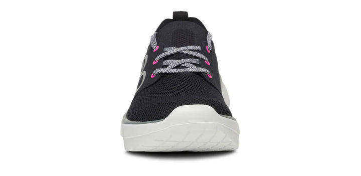 Women's OOfos OOmy Stride Color: White / Black 
 7