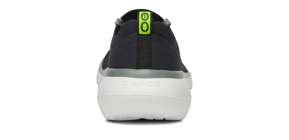 Women's OOfos OOmy Stride Color: White / Black 
 5