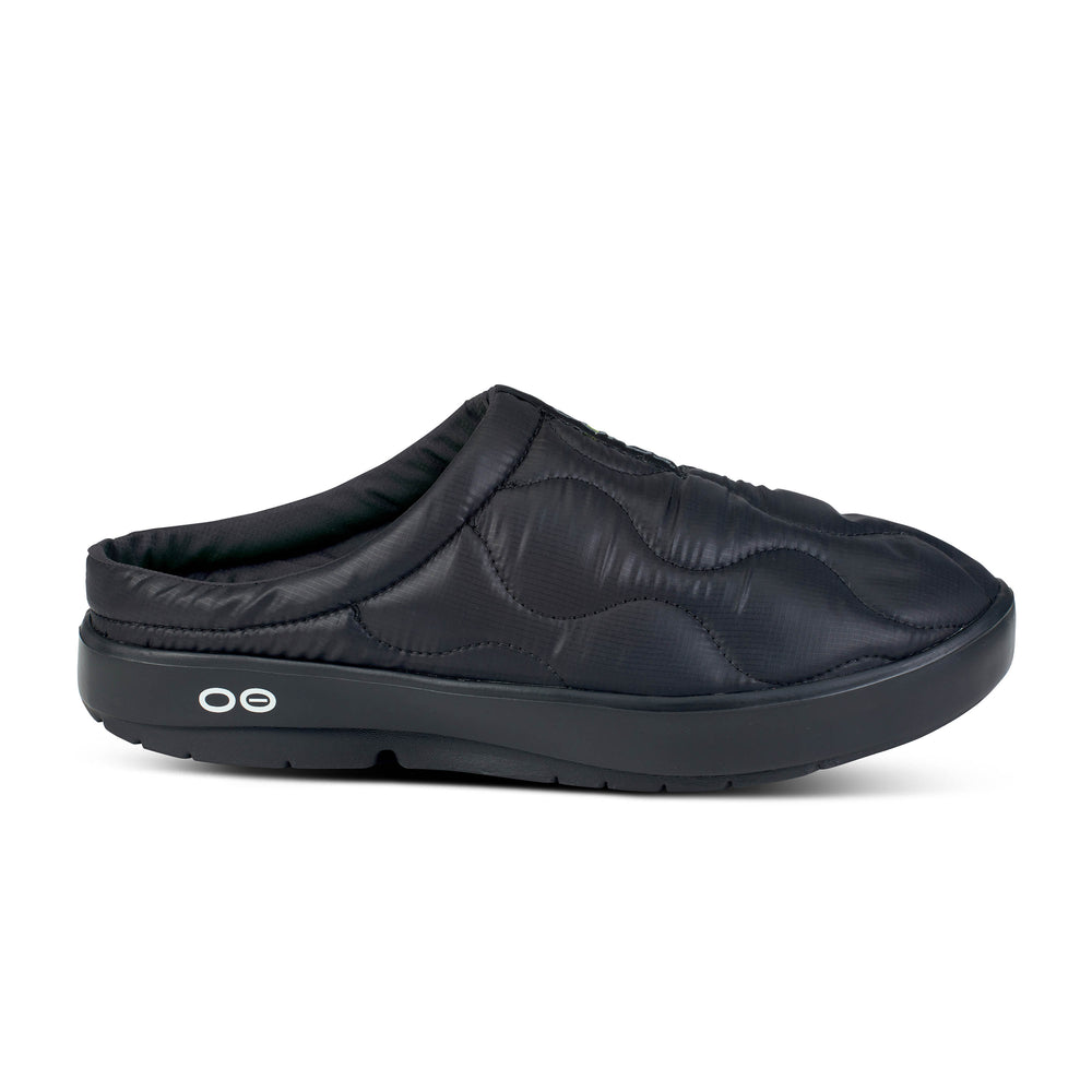 Women's OOfOS OOCOOZIE THERMO Mule Color: Black  2