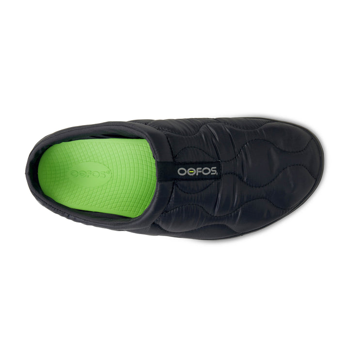 Women's OOfOS OOCOOZIE THERMO Mule Color: Black  4