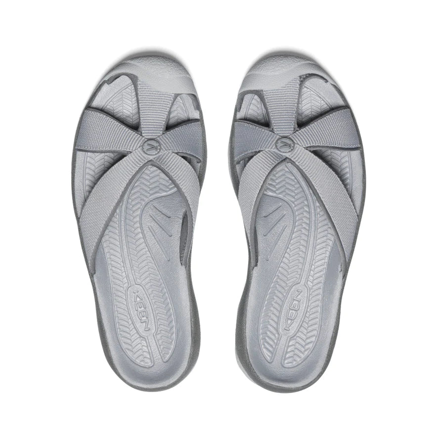 Women's Keen Bali Slide Sandal Color: Alloy/Steel Grey 6