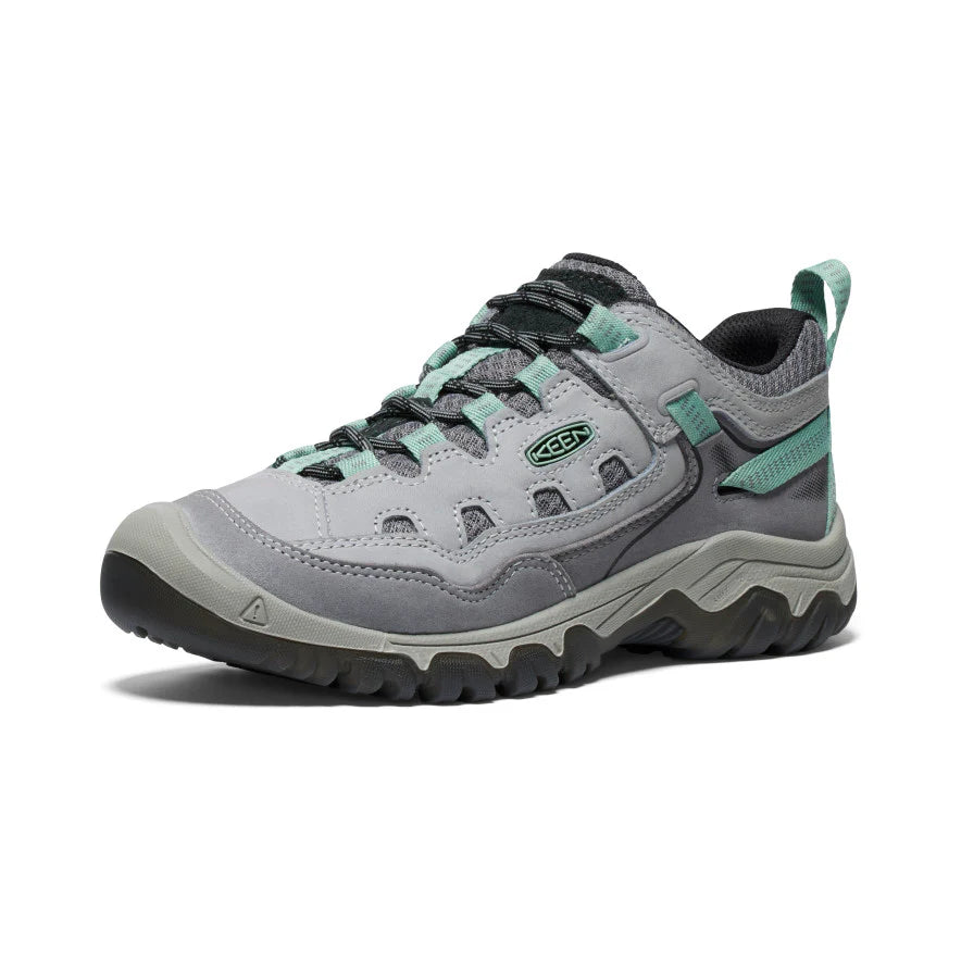 Women's Keen Targhee IV Vented Hiking shoe Color: Alloy/ Granite Green  6