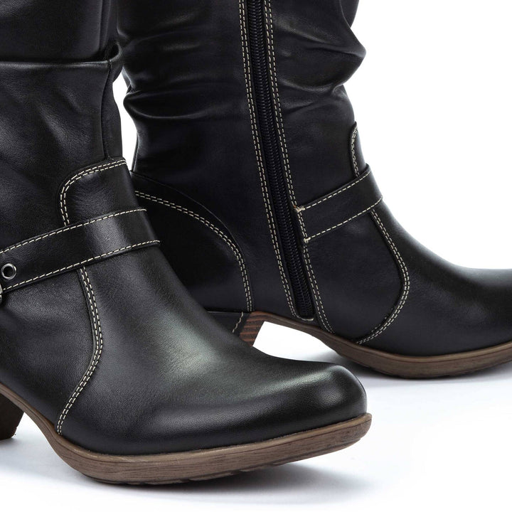 Women's Pikolinos Rotterdam Ankle boots with Buckle Color: Black  6