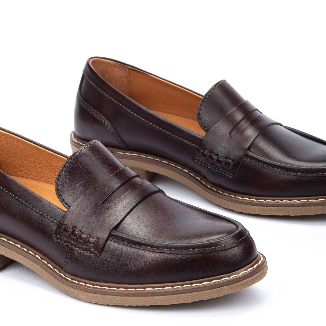 Women's Pikolinos Aldaya Loafers Color: Caoba 6