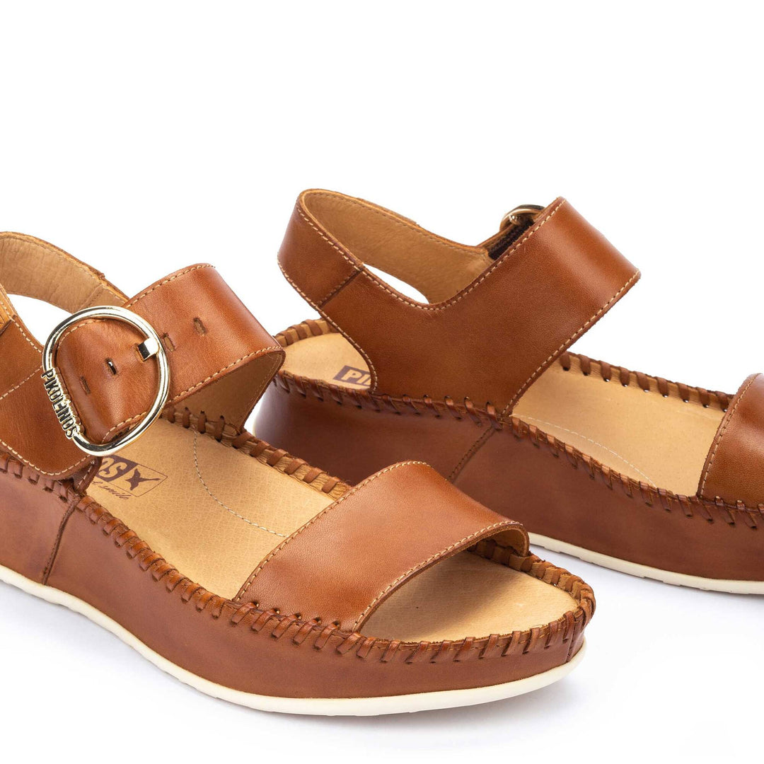 Women's Pikolinos Marina Platform Sandals Color: Brandy  5