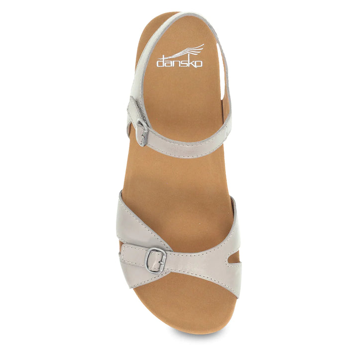 Women's Dansko Judith Color: Stone Calf Sandal 4