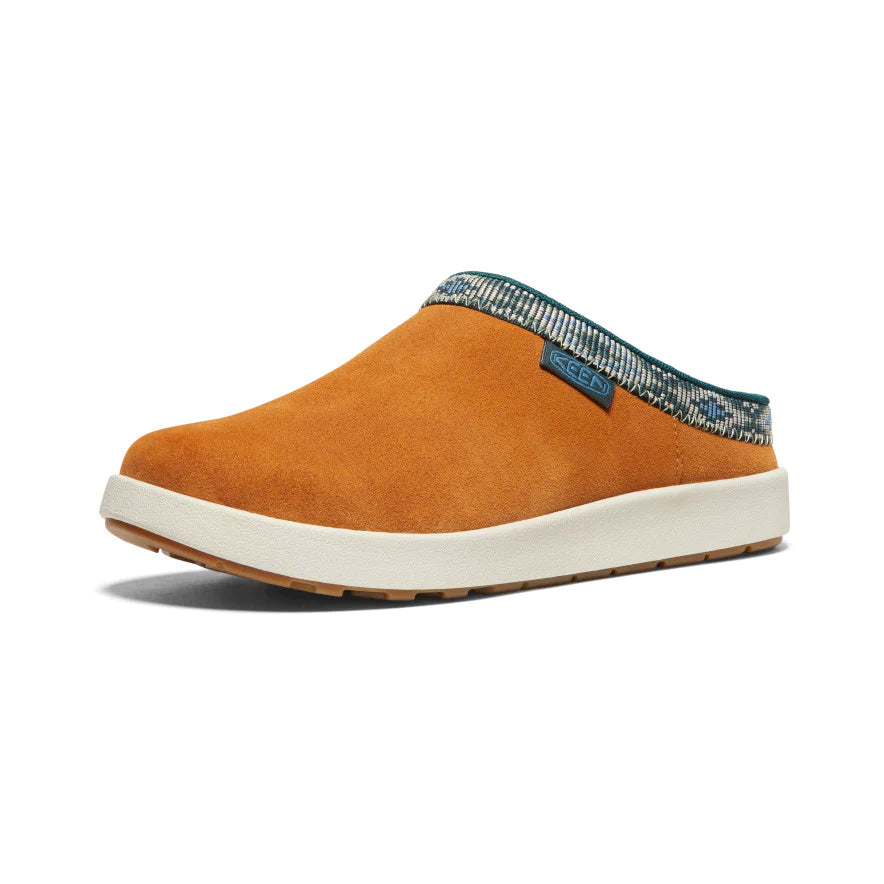 Women's Keen Elle Suede Mule Color: Keen Maple 