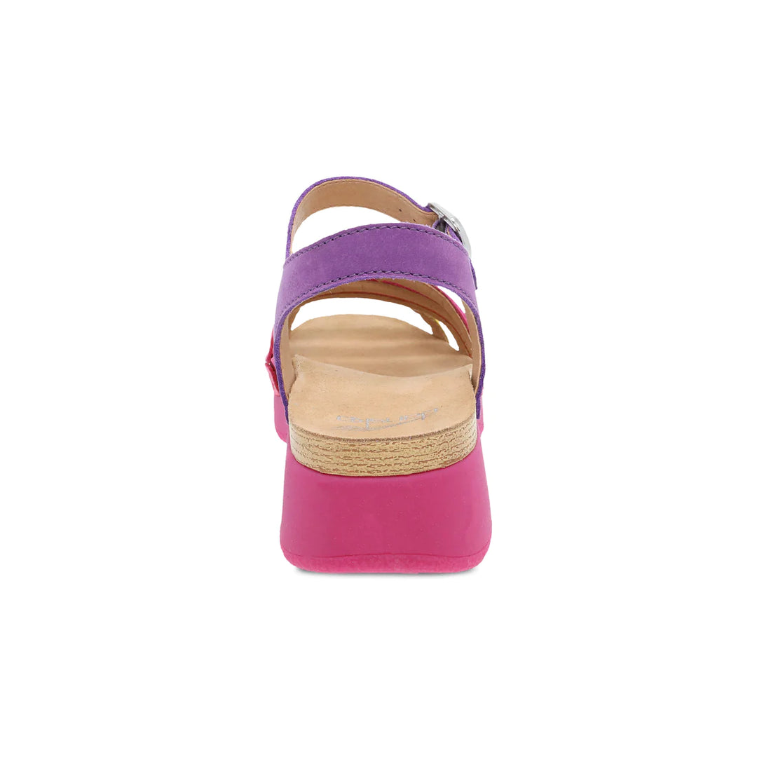 Women's Dansko Roxie Sandal Color: Multi Milled Nubuck 5