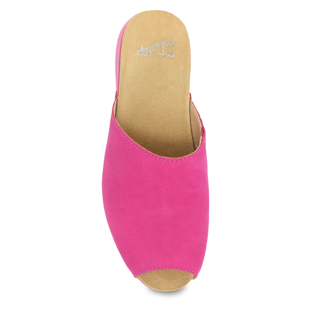 Women's Dansko Ravyn Sandal Color: Fuchsia Milled Nubuck4