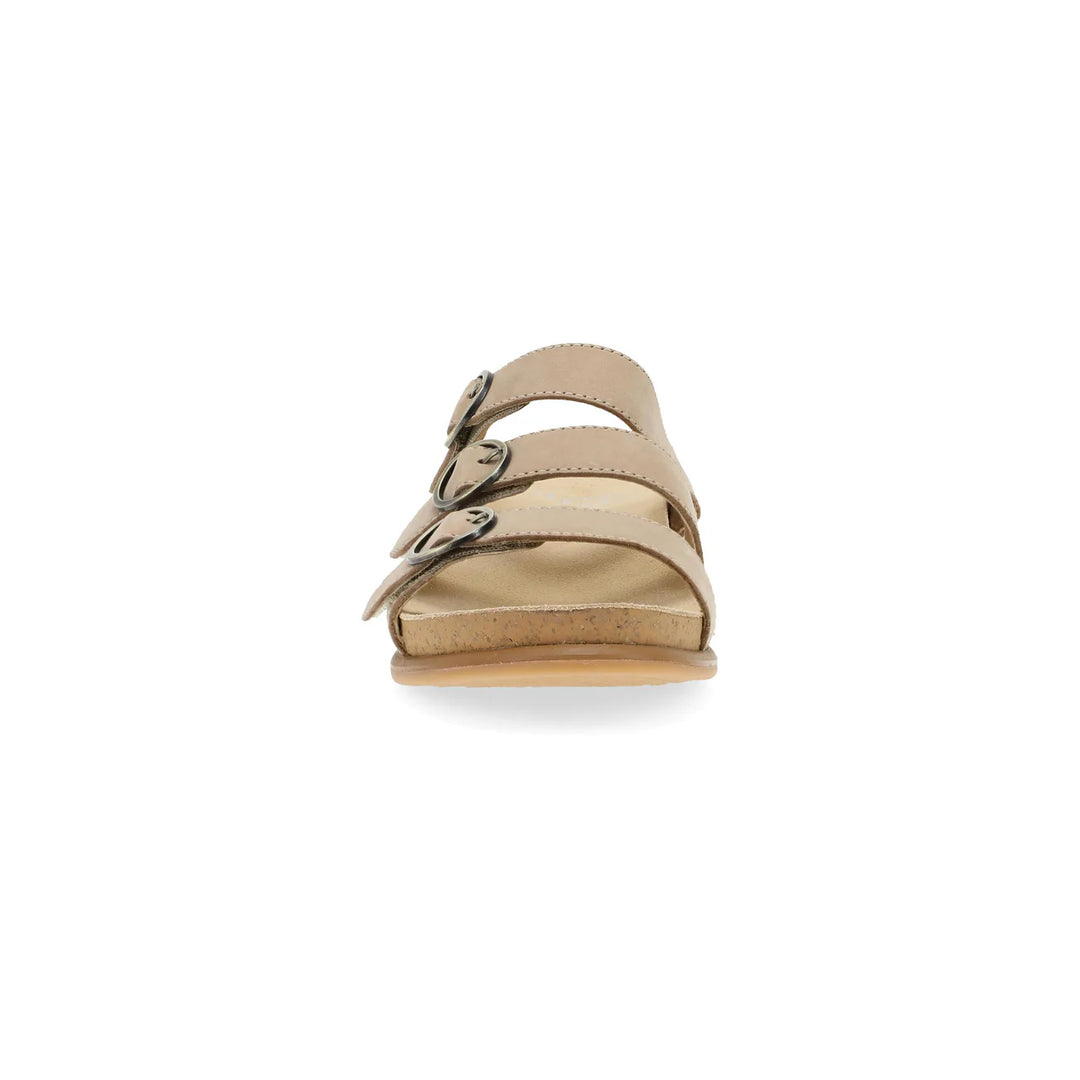 Women's Dansko Campbell Sandal Color: Sand Milled Nubuck  6