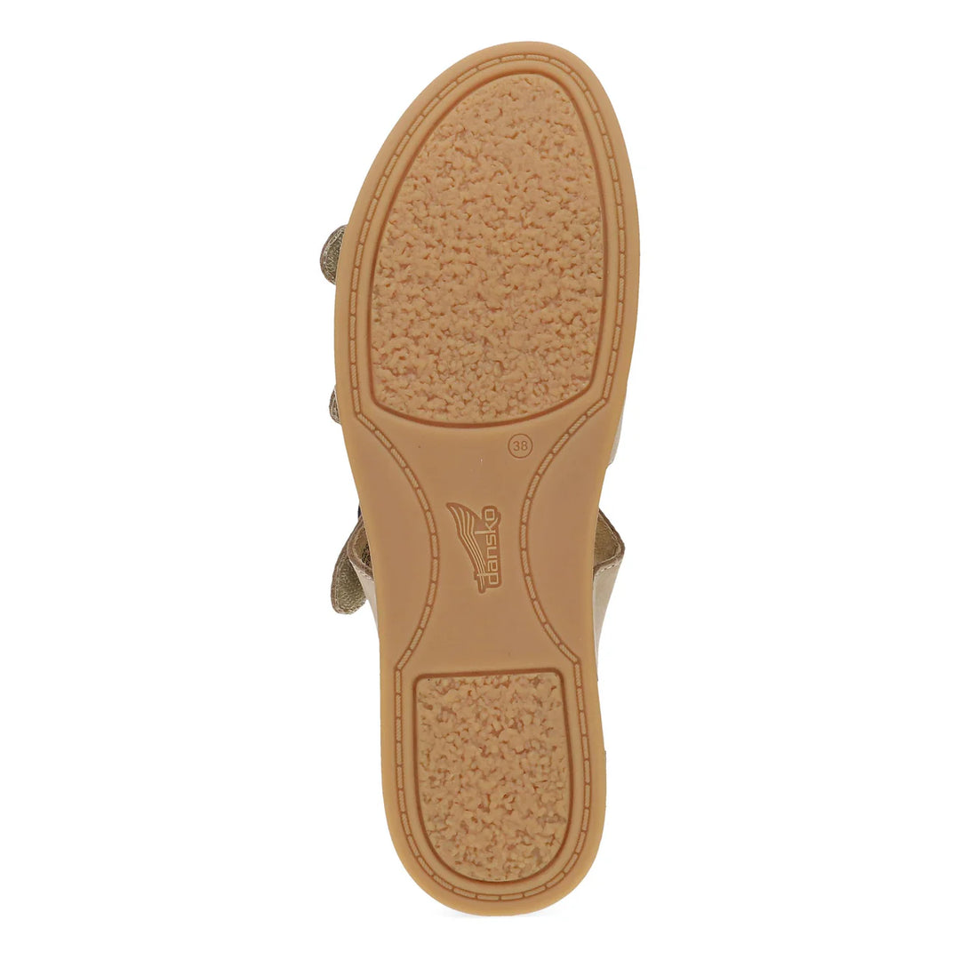 Women's Dansko Campbell Sandal Color: Sand Milled Nubuck  4