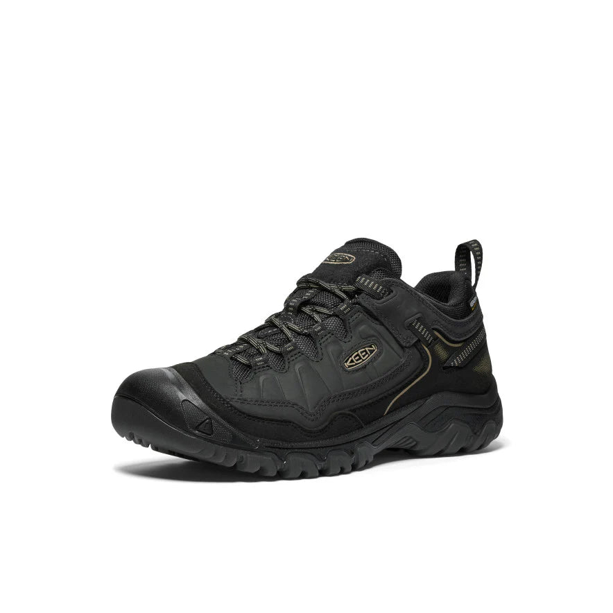 Men's Keen Targhee IV Waterproof Hiking Shoe Color: Triple Black 5