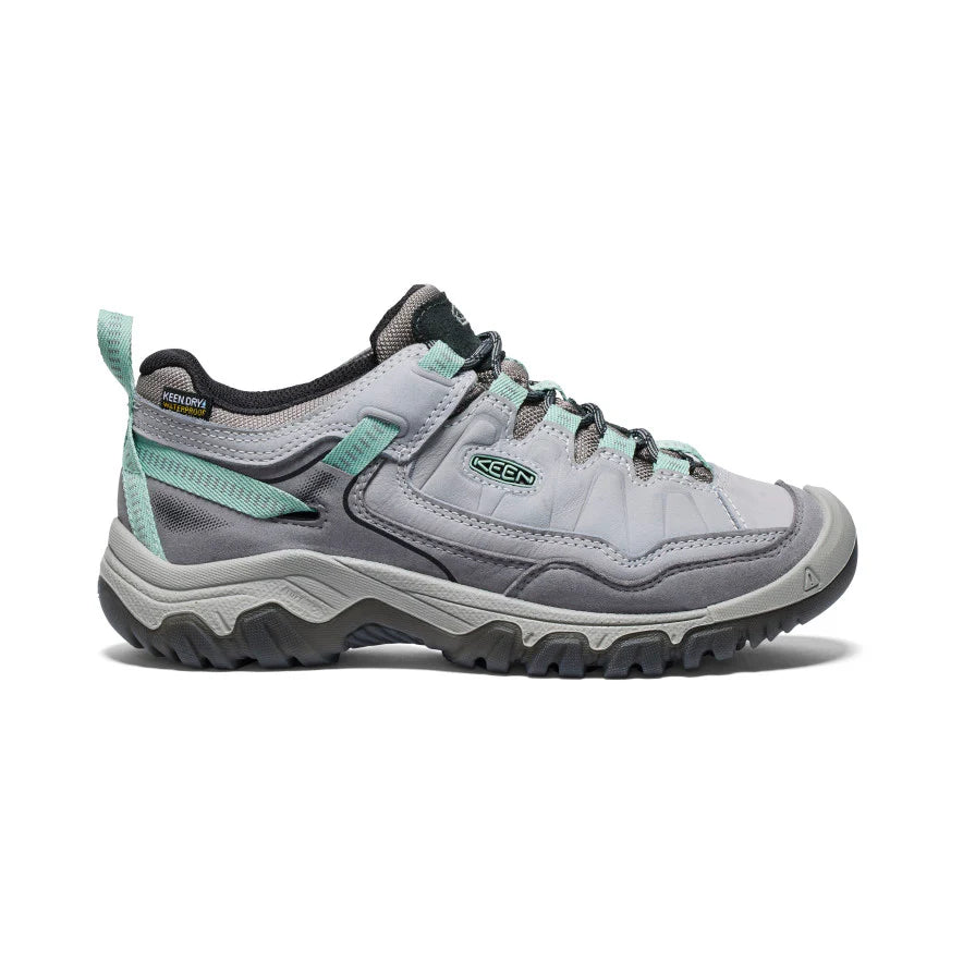 Women's Keen Targhee IV Waterproof Hiking Shoes Color: Alloy/Granite Green 2