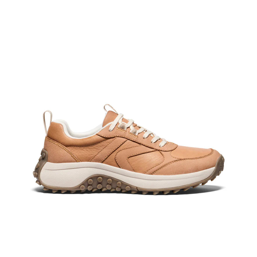 Women's Keen KS86 Leather Sneaker Color: Natural / Birch 2