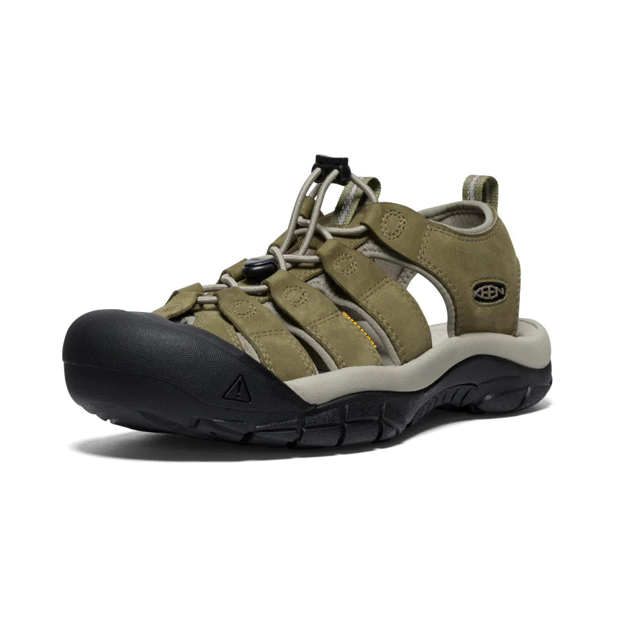 Men's Keen Newport Leather Color: Martini Olive / Brindle 3