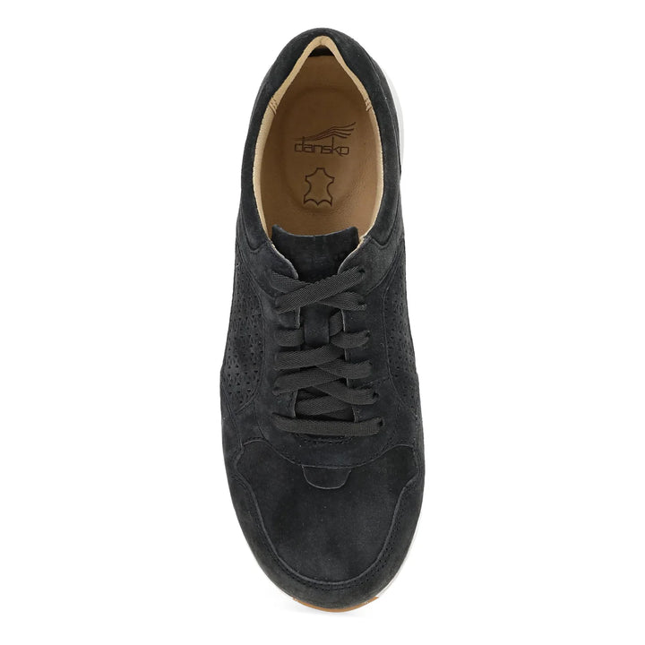 Women's Dansko Catie Sneaker Color: Black Suede  4