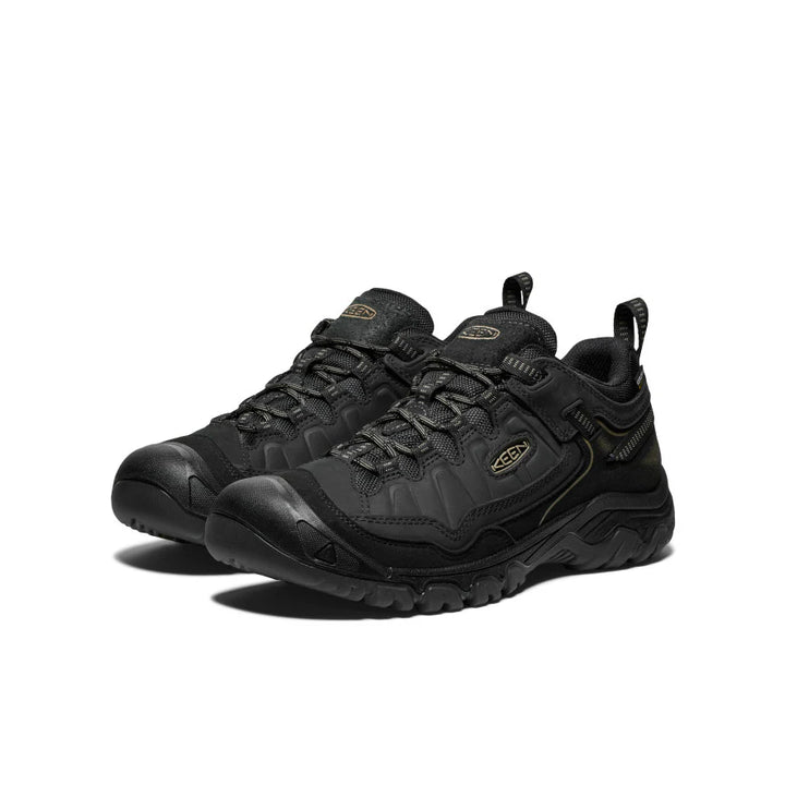 Men's Keen Targhee IV Waterproof Hiking Shoe Color: Triple Black 1