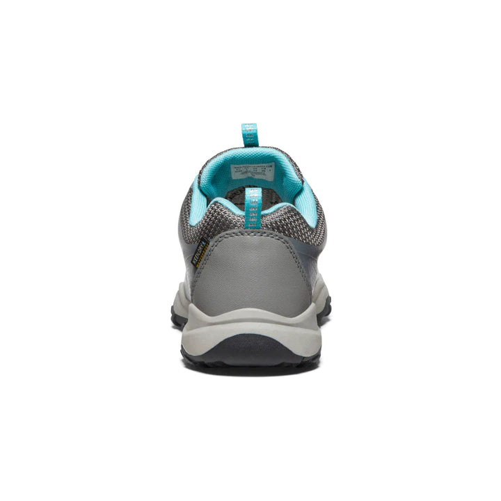 Big Kid's Keen Wanduro Waterproof Shoe Color: Steel Grey/Ipanema 