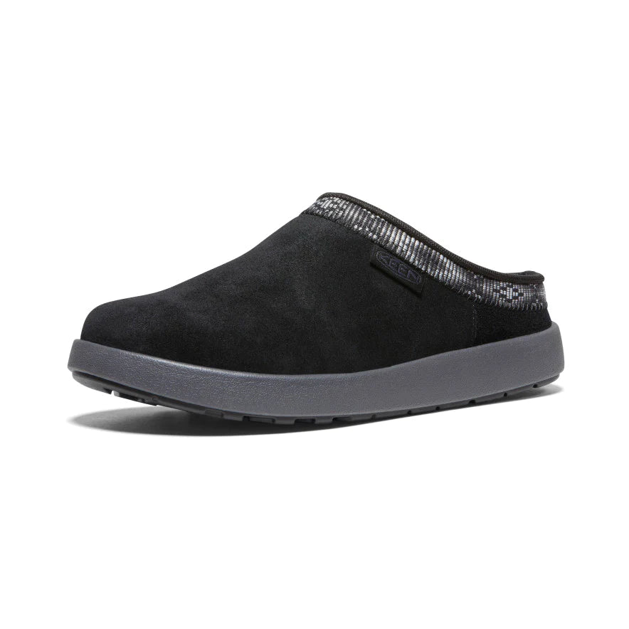 Women's Keen Elle Suede Mule Color: Black / Magnet