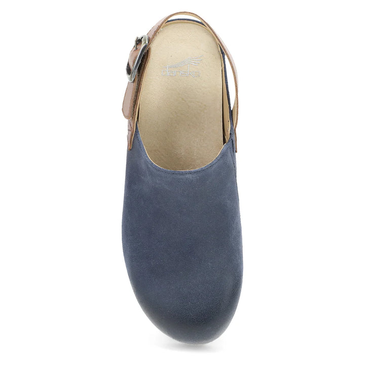 Women's Dansko Merrin Mule Color: Blue Burnished Suede 5